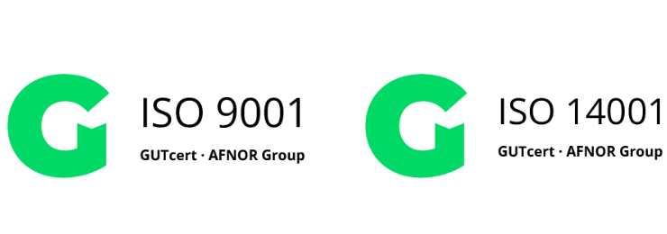 Logos - ISO zertifiziert nach ISO 9001 & ISO 14001